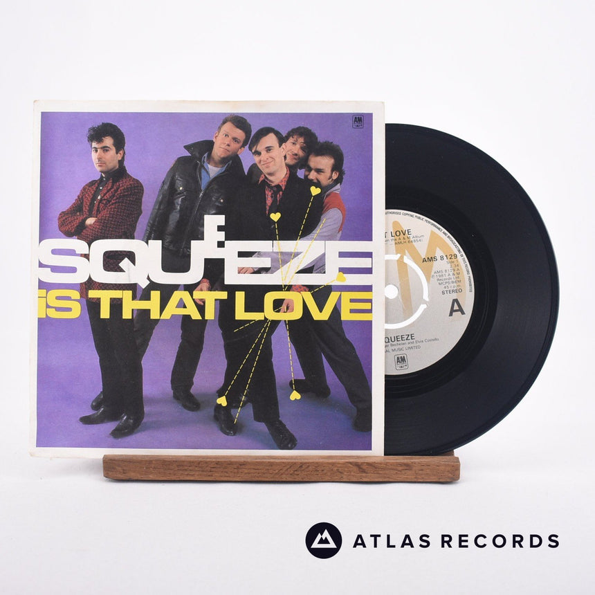 Squeeze Is That Love 7" Vinyl Record - Front Cover & Record