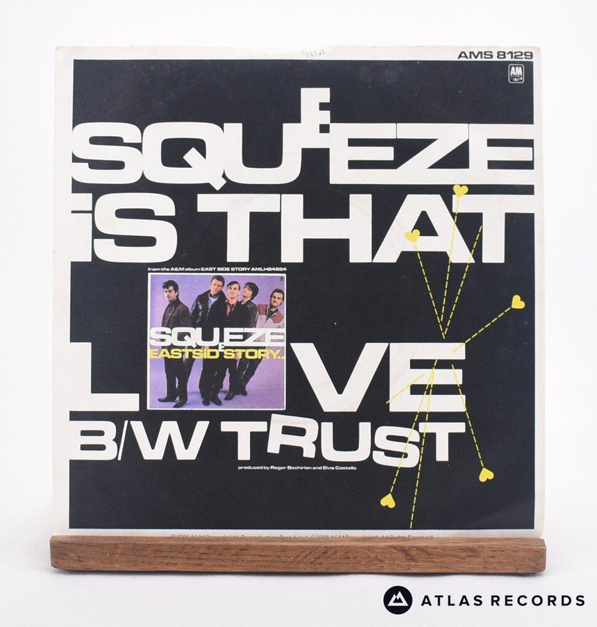 Squeeze - Is That Love - 7" Vinyl Record - EX/VG+