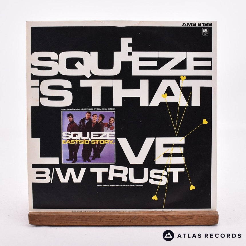 Squeeze - Is That Love - 7" Vinyl Record - EX/EX