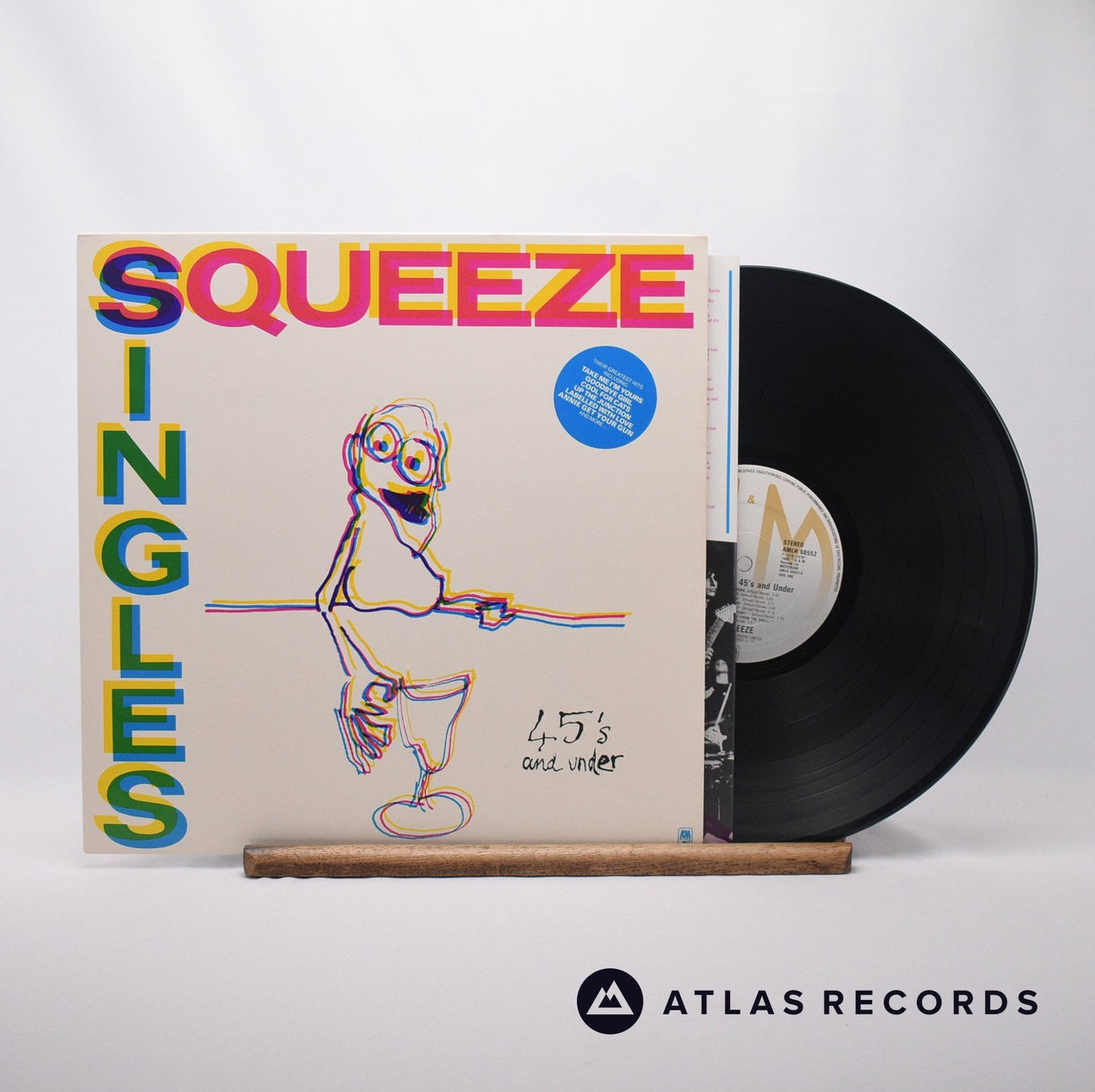 Squeeze Singles - 45's And Under LP Vinyl Record - Front Cover & Record