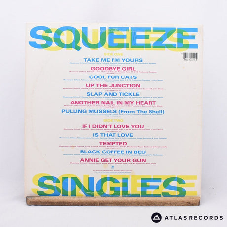 Squeeze - Singles - 45's And Under - Us A B LP Vinyl Record - VG+/EX