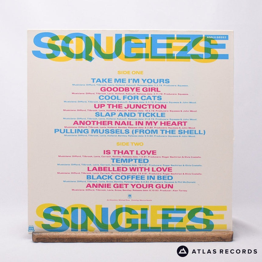 Squeeze - Singles - 45's And Under - LP Vinyl Record - VG+/EX