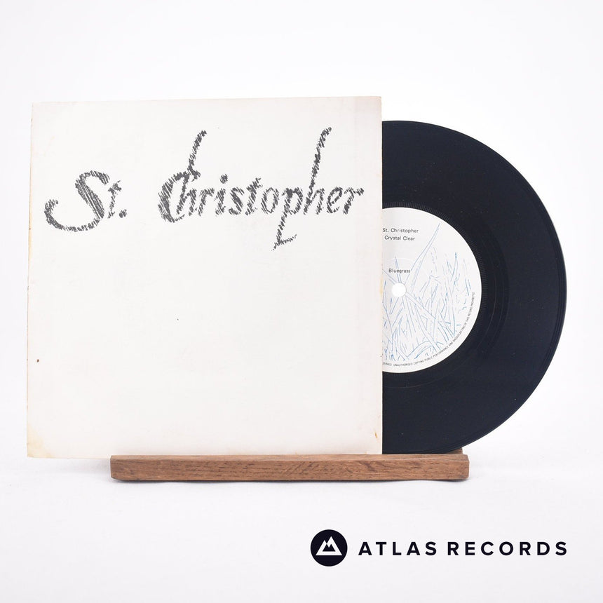 St. Christopher Crystal Clear 7" Vinyl Record - Front Cover & Record