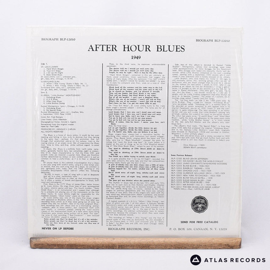 St. Louis Jimmy Oden - After Hour Blues 1949 - Us A B LP Vinyl Record - EX/EX