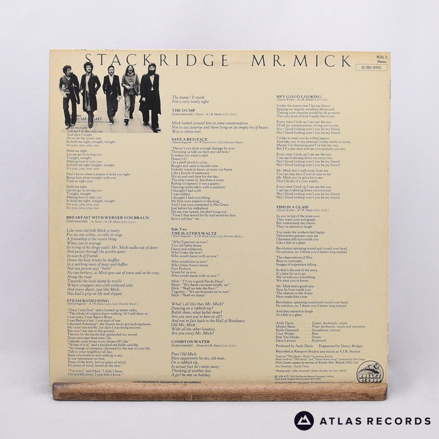 Stackridge - Mr. Mick - Htm LP Vinyl Record - EX/EX