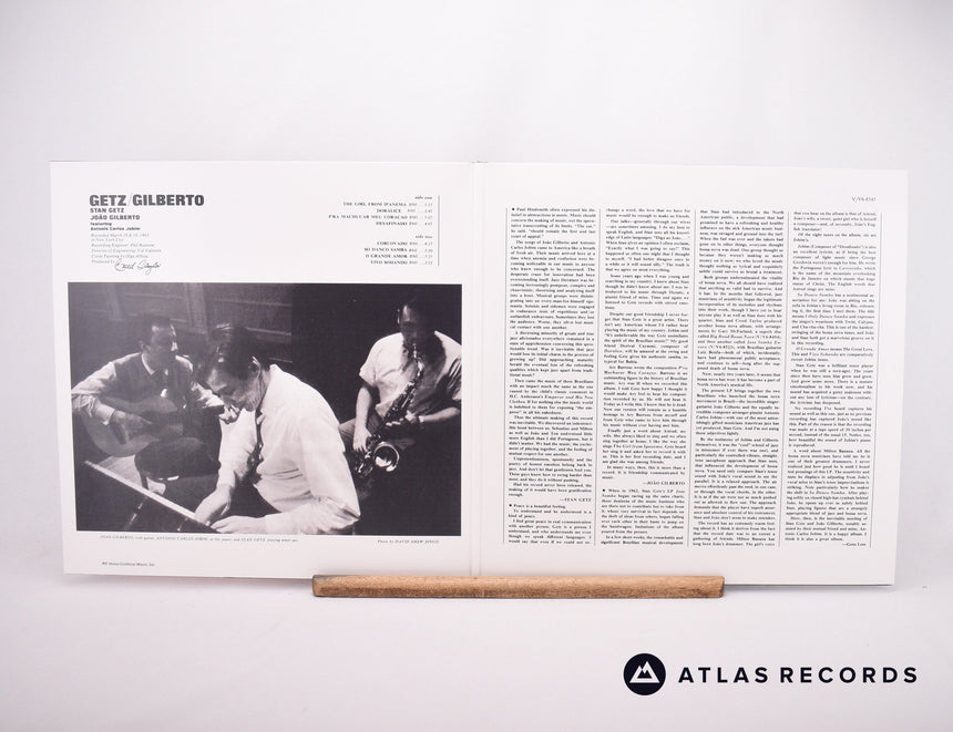 Stan Getz - Getz / Gilberto - 180G Reissue Gatefold LP Vinyl Record - EX/EX