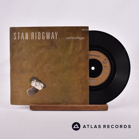 Stan Ridgway Camouflage 7" Vinyl Record - Front Cover & Record