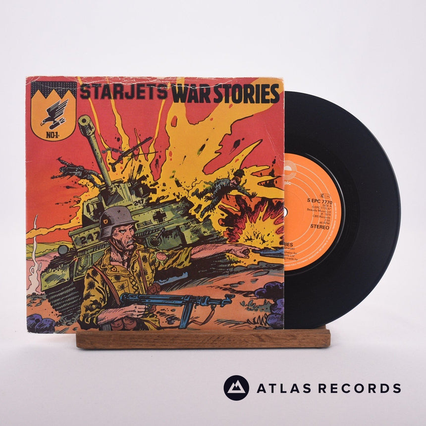 Starjets War Stories 7" Vinyl Record - Front Cover & Record