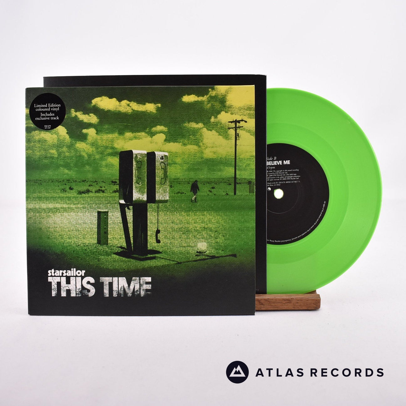 Starsailor This Time 7" Vinyl Record - Front Cover & Record