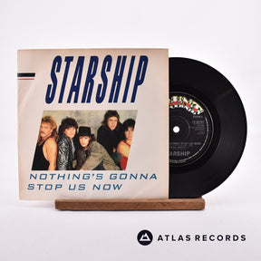 Starship Nothing's Gonna Stop Us Now 7" Vinyl Record - Front Cover & Record
