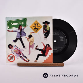 Starship We Built This City 7" Vinyl Record - Front Cover & Record