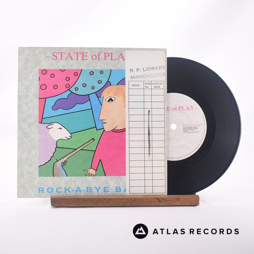 State Of Play Rock-A-Bye Baby 7" Vinyl Record - Front Cover & Record