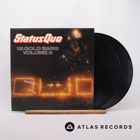 Status Quo 12 Gold Bars Volume I+I 2 x LP Vinyl Record - Front Cover & Record