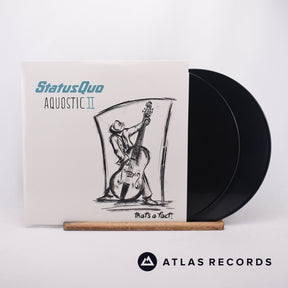 Status Quo Aquostic II : That's A Fact! 2 x LP Vinyl Record - Front Cover & Record