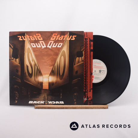 Status Quo Back To Back LP Vinyl Record - Front Cover & Record