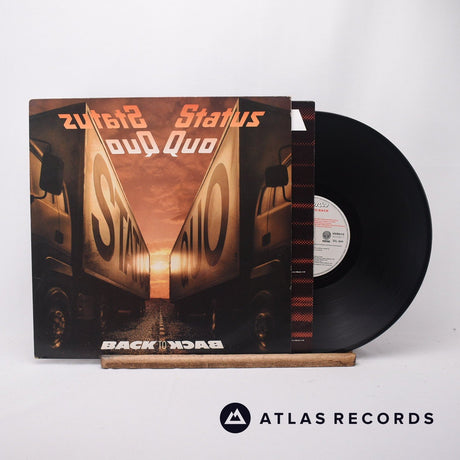 Status Quo Back To Back LP Vinyl Record - Front Cover & Record