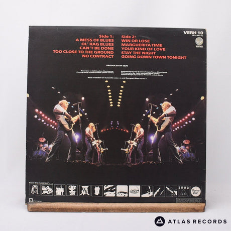 Status Quo - Back To Back - Insert Arun LP Vinyl Record - EX/EX