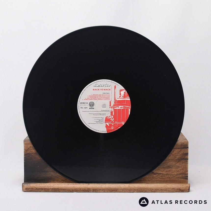 Status Quo - Back To Back - Insert Arun LP Vinyl Record - EX/EX