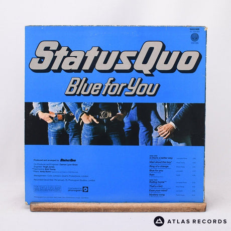 Status Quo - Blue For You - Reissue LP Vinyl Record - VG+/VG+