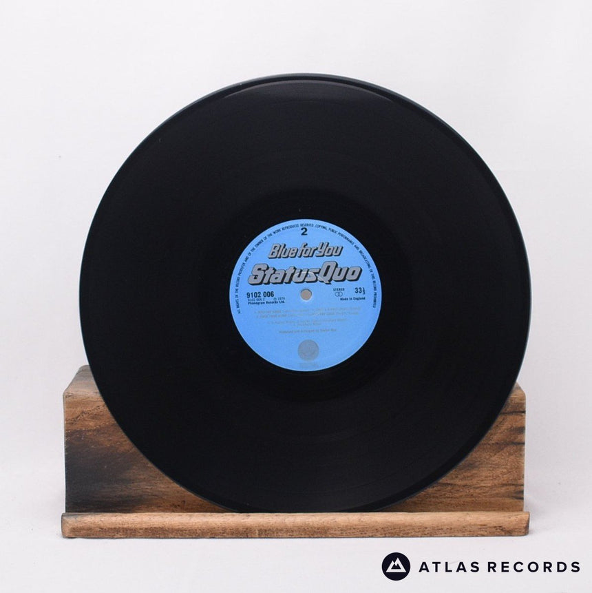 Status Quo - Blue For You - Embossed Sleeve Gatefold LP Vinyl Record - NM/NM