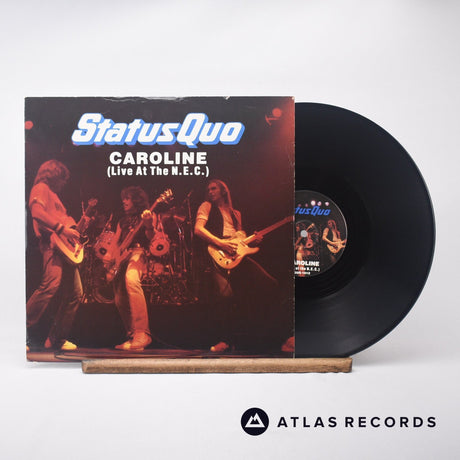 Status Quo Caroline 12" Vinyl Record - Front Cover & Record