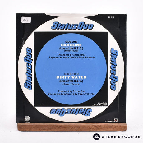 Status Quo - Caroline - 7" Vinyl Record - VG+/VG+