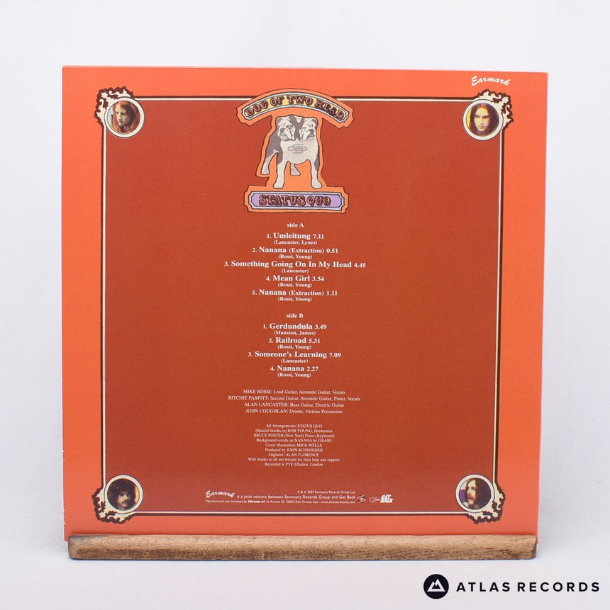 Status Quo - Dog Of Two Head - 180G 1/A 2/A LP Vinyl Record - NM/NM