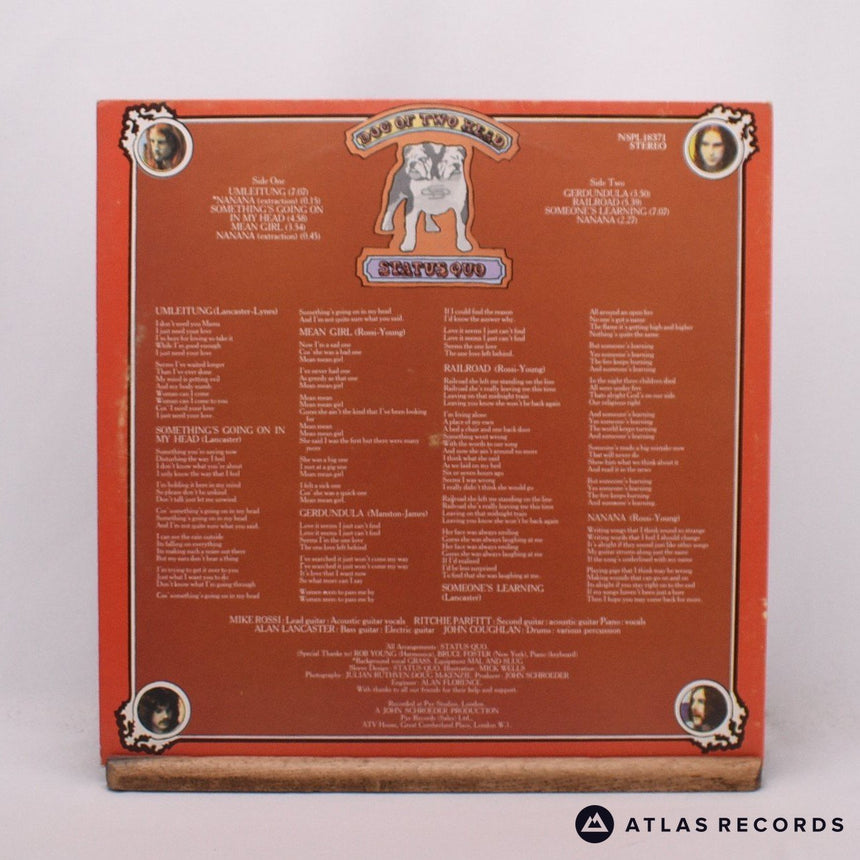 Status Quo - Dog Of Two Head - Damont Reissue Gatefold LP Vinyl Record - VG+/EX