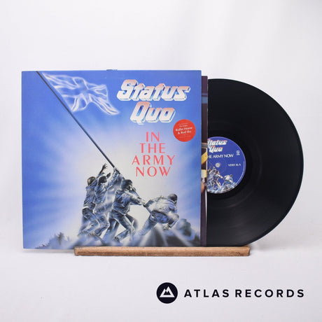Status Quo In The Army Now LP Vinyl Record - Front Cover & Record