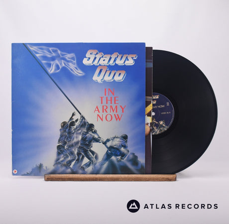 Status Quo In The Army Now LP Vinyl Record - Front Cover & Record