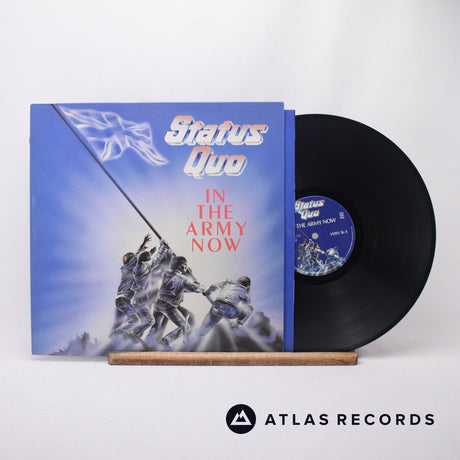 Status Quo In The Army Now LP Vinyl Record - Front Cover & Record