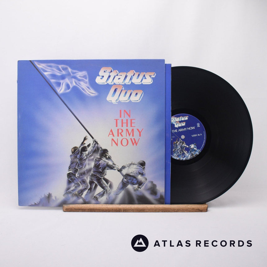 Status Quo In The Army Now LP Vinyl Record - Front Cover & Record