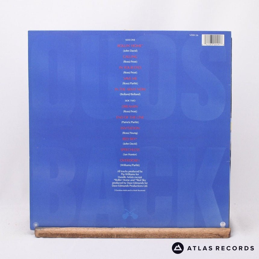 Status Quo - In The Army Now - Insert A//1 B//2 LP Vinyl Record - EX/EX