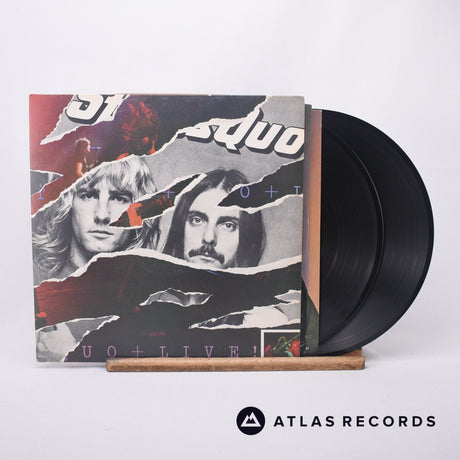 Status Quo Live 2 x LP Vinyl Record - Front Cover & Record