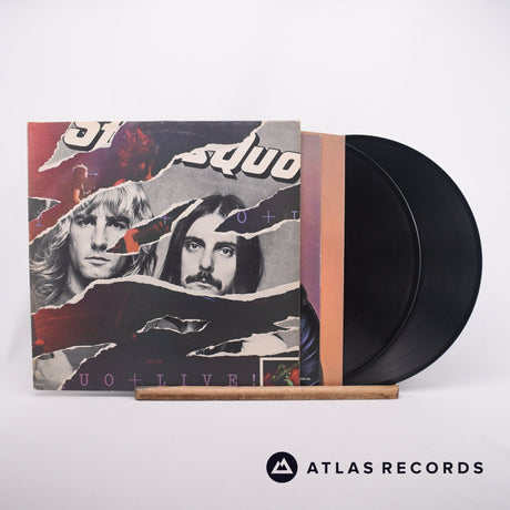 Status Quo Live 2 x LP Vinyl Record - Front Cover & Record