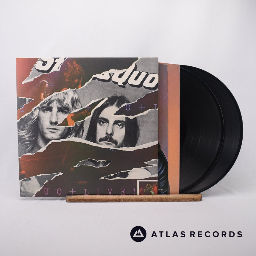 Status Quo Live 2 x LP Vinyl Record - Front Cover & Record