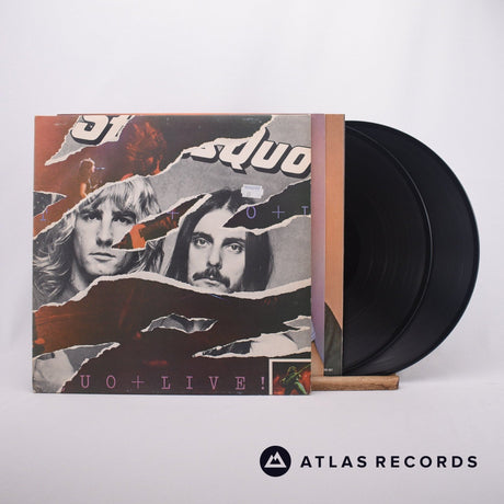 Status Quo Live 2 x LP Vinyl Record - Front Cover & Record