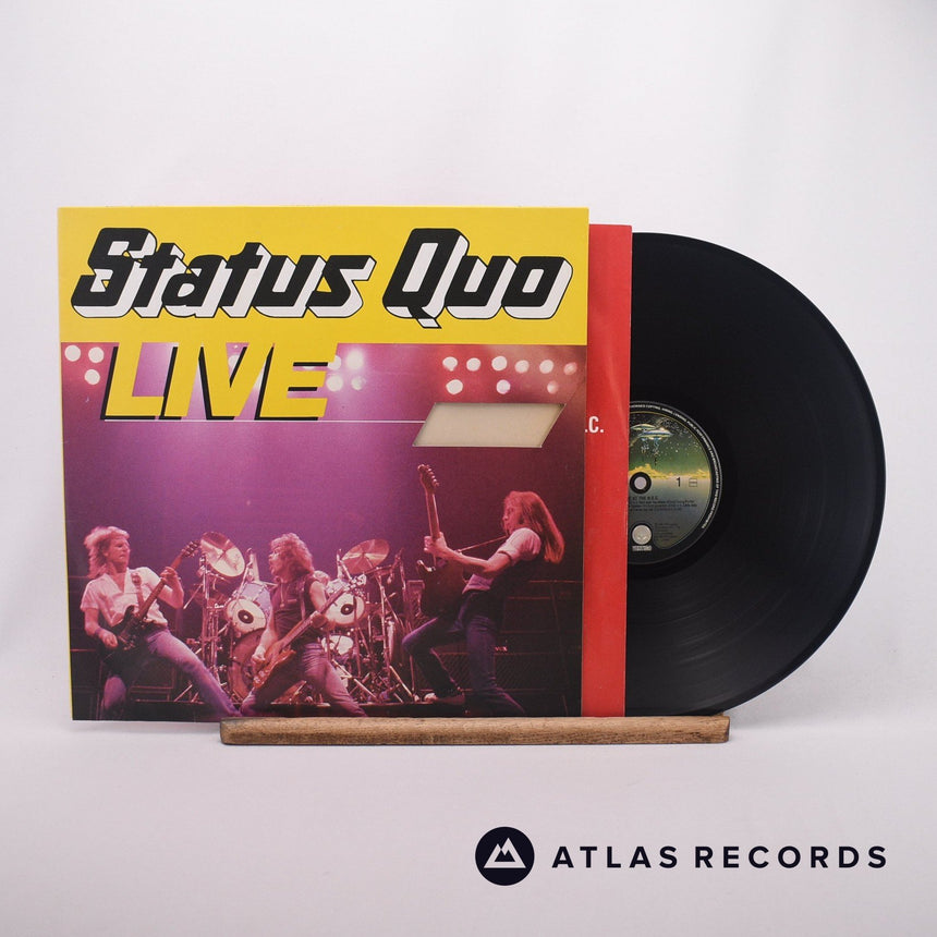 Status Quo Live At The N.E.C. LP Vinyl Record - Front Cover & Record