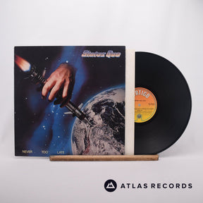 Status Quo Never Too Late LP Vinyl Record - Front Cover & Record