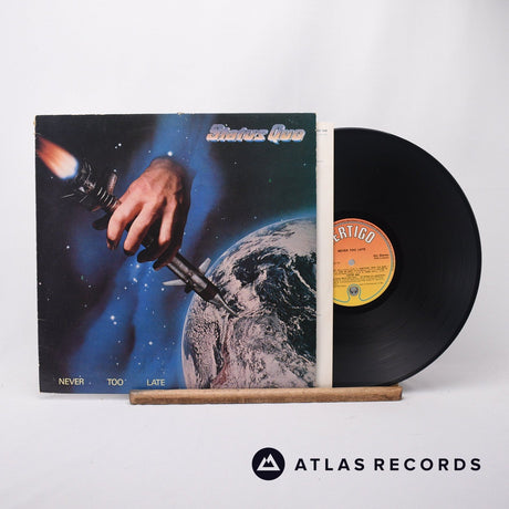Status Quo Never Too Late LP Vinyl Record - Front Cover & Record