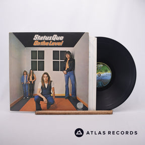Status Quo On The Level LP Vinyl Record - Front Cover & Record