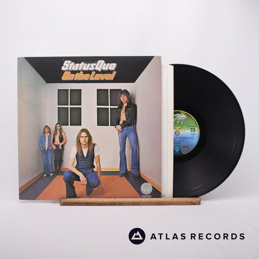 Status Quo On The Level LP Vinyl Record - Front Cover & Record