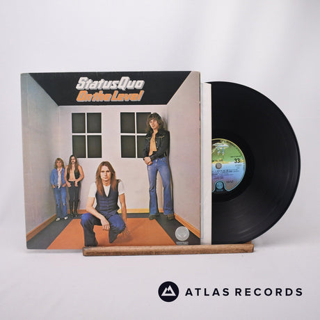 Status Quo On The Level LP Vinyl Record - Front Cover & Record