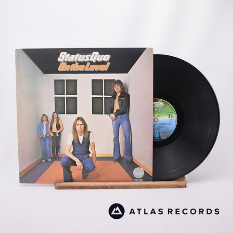 Status Quo On The Level LP Vinyl Record - Front Cover & Record