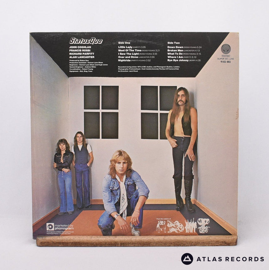 Status Quo - On The Level - Textured Sleeve Gatefold LP Vinyl Record - VG+/EX