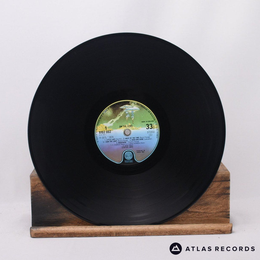 Status Quo - On The Level - Textured Sleeve Gatefold LP Vinyl Record - EX/EX