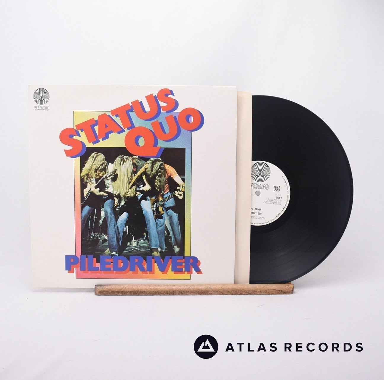 Status Quo Piledriver LP Vinyl Record - Front Cover & Record