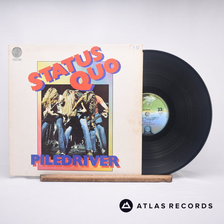 Status Quo Piledriver LP Vinyl Record - Front Cover & Record