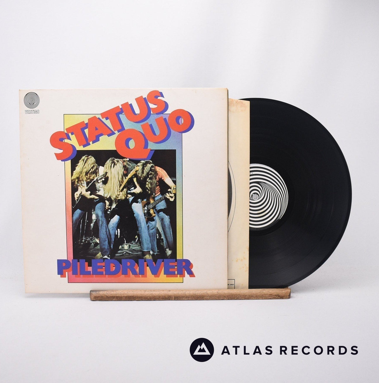 Status Quo Piledriver LP Vinyl Record - Front Cover & Record