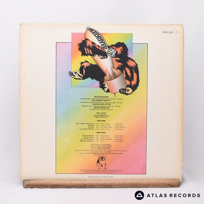 Status Quo - Piledriver - Repress Gatefold LP Vinyl Record - VG+/VG+